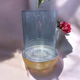 Minster Hurricane Candle Holder - Nickel Plated - L25 X W25 X H32 Cm - thumbnail 2