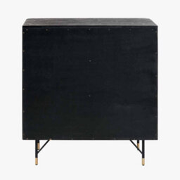 Pacific Lifestyle Fiji Black Chest Of Drawers Acacia Wood And Natural Rattan 4 Drawer Unit - thumbnail 7