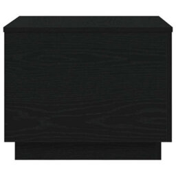 Berkfield Coffee Table With Led Lights Black Oak 50X50X40 Cm - thumbnail 7