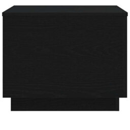 Berkfield Coffee Table With Led Lights Black Oak 50X50X40 Cm - thumbnail 8
