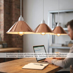 Modern Lampshade Cone Hanging Lampshade 22Cm Hanging Lights For Bedroom Living Room Kitchen Hallway - thumbnail 6
