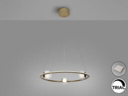 Luminosa Lighting Luminosa Tirsa Pendant Ceiling Light Bronze Led 3000K - Uk Stock - thumbnail 4