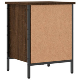 Berkfield Shoe Cabinet Brown Oak 38X35X50 Cm Engineered Wood - thumbnail 6