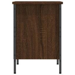 Berkfield Shoe Cabinet Brown Oak 38X35X50 Cm Engineered Wood - thumbnail 5