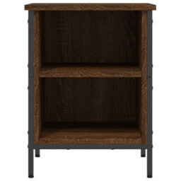 Berkfield Shoe Cabinet Brown Oak 38X35X50 Cm Engineered Wood - thumbnail 4