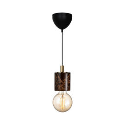 Nordlux Siv Marble Pendant Light Retro Brown,mains - thumbnail 2
