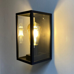CGC Lighting Cgc Sienna Black Outdoor Garden Wall Porch Patio Lantern Light - thumbnail 4