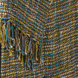 Luxury Living 100% Acrylic Throw - 180Cm X 115Cm - Blue/green - thumbnail 4