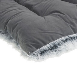 Beliani  Pet Bed Ergani Velvet Grey - thumbnail 6