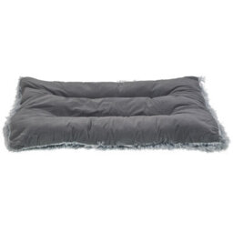 Beliani  Pet Bed Ergani Velvet Grey - thumbnail 4