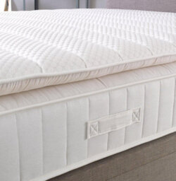 Divan Base Direct Shire Essentials 1000 Pocket Sprung Memory Foam Pillow Top Divan Bed Set 2Ft6 Small Single 2 Drawers Side- Wool Bronze - thumbnail 5