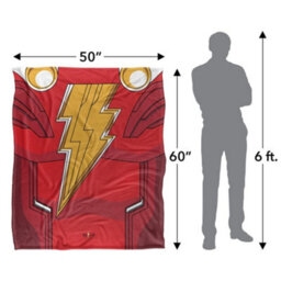 Shazam Chest Blanket Multicoloured (36In X 58In) - thumbnail 5