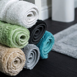 Allure Bath Fashions Bamboo Cotton Non-Slip Bath Mat - White - thumbnail 3