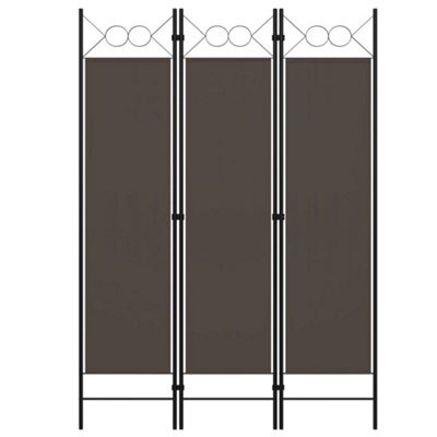 Vidaxl 3-Panel Room Divider Anthracite 120X180 Cm Room Dividers - image 1