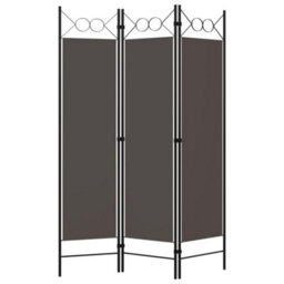 Vidaxl 3-Panel Room Divider Anthracite 120X180 Cm Room Dividers - thumbnail 2