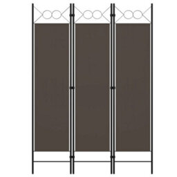 Vidaxl 3-Panel Room Divider Anthracite 120X180 Cm Room Dividers