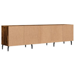 Vidaxl Tv Cabinet Smoked Oak 150X30X44.5 Cm Engineered Wood - thumbnail 8