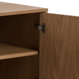 Furniture To Go Brighton 3 Door Sideboard In Oak With Herringbone Effect - thumbnail 8