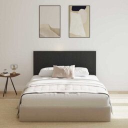 Berkfield Black Oak Headboard 160X1.5X80 Cm Made From Engineered Wood - thumbnail 3
