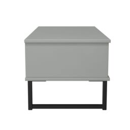 Ancona Matt Dusk Grey 1 Drawer Non-Extendable Coffee Table (H)348mm (W)925mm (D)410mm - thumbnail 3