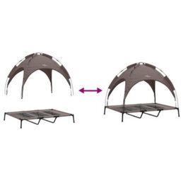 Walplus Brown Dog Bed Xl Steel Frame - Elevated Indoor Outdoor Pet Bed - thumbnail 9