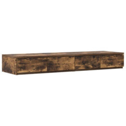 Berkfield Storage Bed Frame Smoked Oak 120X200 Cm - thumbnail 6
