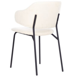 Beliani Set Of 2 Dining Chairs Kenai Fabric Light Beige - thumbnail 6