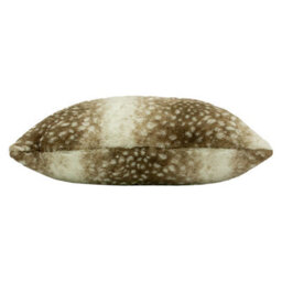 Paoletti Fawn Faux Fur Polyester Filled Cushion - thumbnail 2