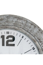 Roco Industrial Wall Clock, Vintage Metal Frame, Bold Numerals - thumbnail 2