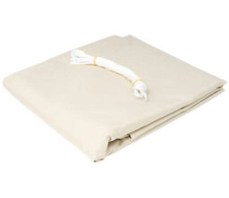 White 2X4M Rectangular Polyester Shade Sail Uv Resistant - thumbnail 3