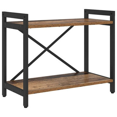 Berkfield Modern Bookcase Old Wood 60 X 30 X 48.5 Cm Engineered Wood