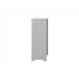 Bathroom Storage Cabinet Cupboard 4 Drawers, 2 Shelves & Metal Handle - - Grey - thumbnail 5