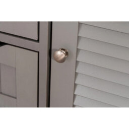 Bathroom Storage Cabinet Cupboard 4 Drawers, 2 Shelves & Metal Handle - - Grey - thumbnail 7