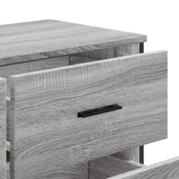 Berkfield Chest Of Drawers Grey Sonoma 91X35.5X74.5 Cm Engineered Wood - thumbnail 8