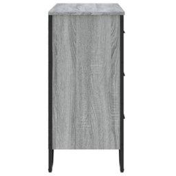 Berkfield Chest Of Drawers Grey Sonoma 91X35.5X74.5 Cm Engineered Wood - thumbnail 5