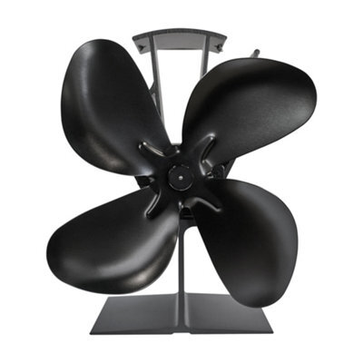 Oko Premium Heat Powered Stove Fan In Black - image 1