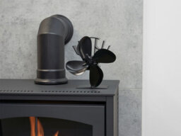 Oko Premium Heat Powered Stove Fan In Black - thumbnail 2