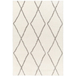Livabliss Cloudy Shaggy-Modern Ivory Grey Soft Plush Pile Living Bedroom Rug 160 X 213 Cm Easy Care, Non Shedding - thumbnail 1
