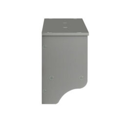 Sobuy Storage Cabinet With 3 Baskets & 5 Hooks 39.4X7.9X12.2 Inch Frg282-Hg - Gray - thumbnail 1