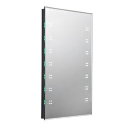 Sundaze 600 X 800mm Bathroom Mirror With Led Lights Demister Pad Button Switch Wall Mounted - thumbnail 2