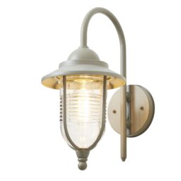 Zinc Dublin Fixed Matt Grey Mains-Powered Led Outdoor Lantern On/off Wall Light (Dia)18Cm - thumbnail 3