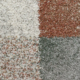 Mehari 023-0245-6767 Multi Checkered Shaggy Rug By Mastercraft-120Cm X 170Cm - thumbnail 4
