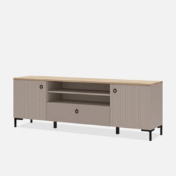 Heze Furniture Bella Modern Loft Style 2 Door Tv Unit - thumbnail 2