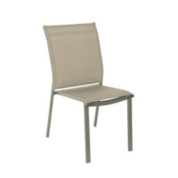Sweeek - Aluminium Garden Table 225Cm + 8 Chairs Khaki Green - Zaro / Buffalo - thumbnail 4