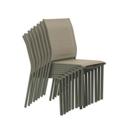 Sweeek - Aluminium Garden Table 225Cm + 8 Chairs Khaki Green - Zaro / Buffalo - thumbnail 7