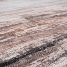 Loomed Beige Brown Tonal Abstract Contemporary Machine Washable Area Rug 80Cm X 300Cm - thumbnail 6