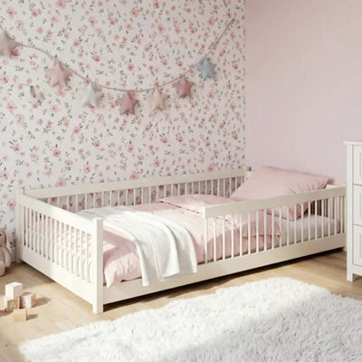 Arte Junior Cotton 120 X 200Cm European Small Double Low Bed - Foam/bonnell Mattress Included - image 1