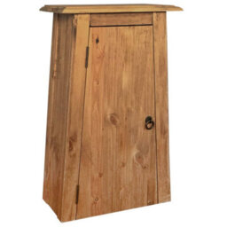 Berkfield Bathroom Wall Cabinet Solid Recycled Pinewood 42X23X70 Cm - thumbnail 1