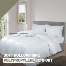 SleepyNights Sleepy Nights Premium Poly Propylene Duvet  Lightweight And Breathable 10.5 Tog Quilt For All Seasons - King - thumbnail 2