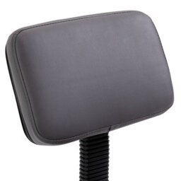 Homcom Beautician's Adjustable Swivel Salon Chair Padded Seat Back 5 Wheels Grey - thumbnail 7